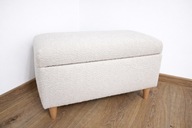 Ławka pufa puf otwierana 60 x 30 x 40 schowek pojemnik boho siedzisko