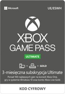 Subskrypcja Xbox Game Pass Na 3 miesiące - 90 dni