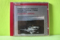 Chopin Ballade No. 3 Nocturnes Waltzes Claudio Arrau CD