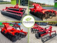 AGREGAT talerzowy BRONA TALERZOWA Talerzówka Lekka Kompaktowa Hydropak V X