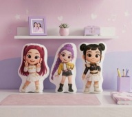 Przytulanki mini 3w1 RUMI ZOEY MIRA Huntrix 25cm x 3szt