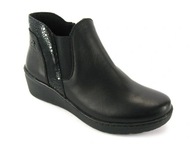 BOTKI TRZEWIKI DAMSKIE HELIOS 596 POLSKIE WYGODNE SKÓRZANE R. 38