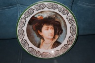 TALERZ OZDOBNY PORCELANA WAWEL - PORTRET SIOSTRY ARTYSTY MAURYCY GOTTLIEB