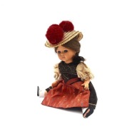 Lalka zabawka stara vintage lata 60 prl plastikowa niemcy dla dzieci