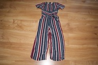 Elegancki ombinezon długi w paski 134 8-9 lat