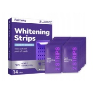 Paski do wybielania zębów w kolorze fioletowym delikatne dla zębów PREMIUM