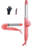 Lokówka do Włosów Różowa Składana 180 stopni turmalina-ceramika + TUBA