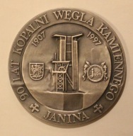 LIBIĄŻ - KWK "JANINA" - 90 LAT KOPALNI WĘGLA KAMIENNEGO 1907 - 1997 rok