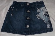 Spódniczka next jeans jednorożec 98 T: