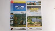 2 x Mapa turystyczna LODZKIE Turystyka aktywna (poludniowy-zachod - wschod)