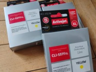 Tusz ActiveJet ACC-551YN do Canon żółty (yellow) CLI-551YXL PIXMA