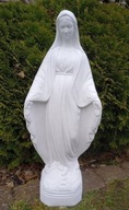 Figura Matki Boskiej, Betonowa biała Maryja, Matka Boża ozdoba do ogrodu
