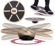 DREWNIANA PLATFORMA DO BALANSOWANIA FITLI DESKA DO ĆWICZEŃ RÓWNOWAGI 120KG