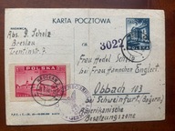 Karta pocztowa Wrocław-Abbach