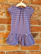 Fioletowa sukienka w paski * RESERVED * 86cm