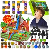 KLOCKI MAGNETYCZNE KONSTRUKCYJNE MIX KLOCKÓW LOSOWE 210 EL + 12 LUDZIKI