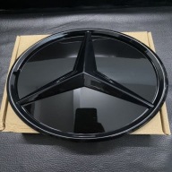 EMBLEMAT LOGO GWIAZDA W GRILLA MERCEDES CLA W118 CZARNY POŁYSK DEDYKOWANY!!