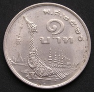 Tajlandia 1 baht 1977 - król Rama IX - stan 2