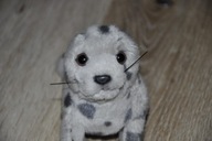 pluszak maskotka mała foka foczka szara