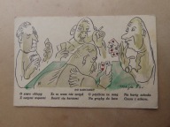 Rys. Maja Berezowska, fraszka; Jan Sztaudynger.