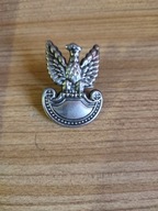 WOJSKO=ORZEŁEK NA CZAPKĘ-LWP=PRL=WOJSKA LĄDOWE=WĄSY POZIOMO=KOLOR SREBRZONY