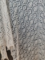 Chusta kid moher jedwab rękodzieło