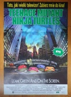 Wojownicze Żółwie Ninja - plakat kino polski