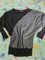 Dwukolorowy sweter S