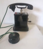 KTAS - ZABYTKOWY, STARY TELEFON Z ROZGAŁĘŹNIKIEM - UNIKAT!!