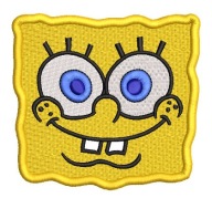 Termo Naszywka SpongeBob Kanciastoporty Bajka Haftowana Naprasowanka