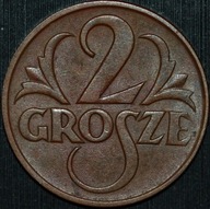 2 grosze 1925 - piękny egzemplarz