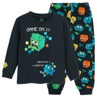 Cool Piżama chłopięca, granat GAME ON, 122 cm