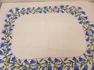 OBRUS SERWETA SERWETKA SKANDYNAWSKI KWIAT DZWONKI