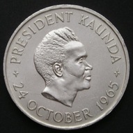 Zambia 5 shilling 1965 - prezydent Kenneth Kaunda