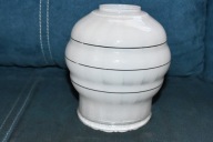 STARY KLOSZ ZE SREBRNYMI PASKAMI