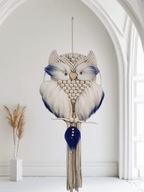 Sowa z makramy rozmiar 50x130