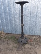 vintage Angielska Stara żeliwna noga postument DO STOŁU stolika ZDOBIONA