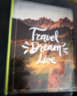 FOTO ALBUM zdjęcia 10x15 na 200 sztuk, szyty, z opisem, TRAVEL, GÓRY. NOWY