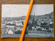 Nowa Ruda panorama kościół Kłodzko 1907 rok wyd Renicke Rubin