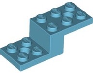 LEGO ELEMENT- Bracket 5 x 2 x 1 1/3 Medium Azure / Lazur 11215 2szt NOWY