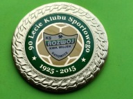 Oryg MEDAL- 90 LECIE KLUBU SPORTOWEGO -KS ROZWÓJ KWK WUJEK KATOWICE 1925-15