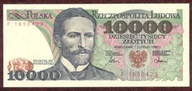 10 000 zł 1987 r ser F UNC b. rzadka seria - PIĘKNY !!!