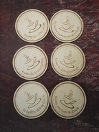 Podkładki pod kubek drewniane