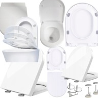 Deska sedesowa Mareani wolnoopadająca biała duroplast antybakteryjna