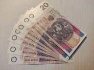20 zł 2016 seria AS menniczy banknot do wyboru