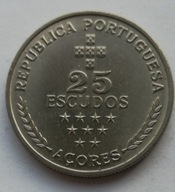 Portugalia 25 eskudo 1980 Azory