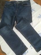 SPODNIE JEANSY Granat ORYG .DENIM SUPER * JAK NOWE * R.34/32 - 170