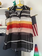 C PRINCIPLES PETITE BLUZKA MGIEŁKA PLISOWANA