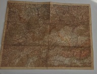 Mapa Czechosłowacji i Polski z 1929 roku