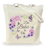 Torba eko bawełniana zakupy - Twój napis